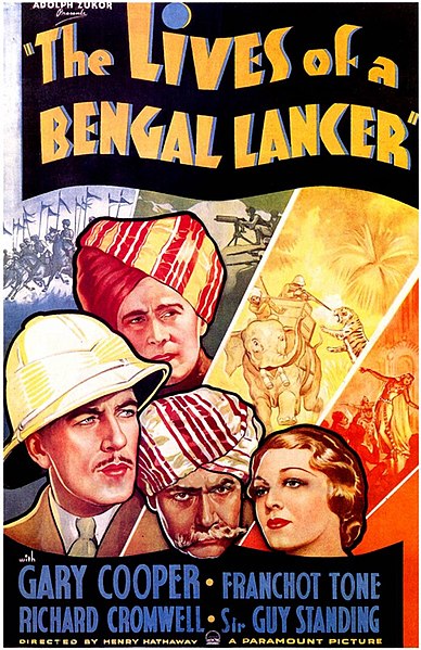 Tiedosto:The Lives of a Bengal Lancer 1935 poster.jpg