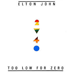Studioalbumin Too Low for Zero kansikuva