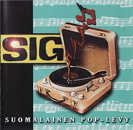 Studioalbumin Suomalainen pop-levy kansikuva