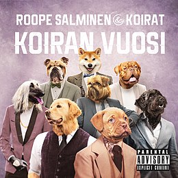 Studioalbumin Koiran vuosi kansikuva