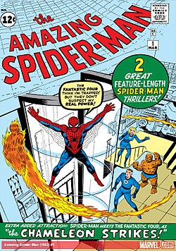 The Amazing Spider-Man No. 1 Kuvitus: Jack Kirby ja Steve Ditko