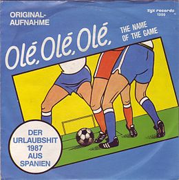 Singlen ”Olé Olé Olé (The Name of the Game)” kansikuva