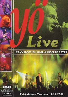 DVD-julkaisun Yö Live – 20-vuotisjuhlakonsertti kansikuva