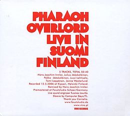 Livealbumin Live in Suomi Finland kansikuva