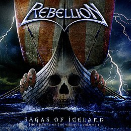 Studioalbumin Sagas of Iceland -The History of The Vikings volume I kansikuva