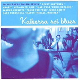 Tribuuttialbumin Kaikessa soi blues – Toivo Kärkeä sinisin sävyin kansikuva