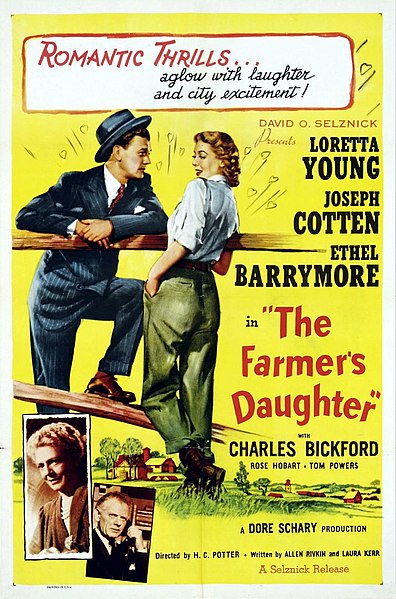 Tiedosto:The Farmer’s Daughter 1947 poster.jpg