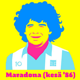 Singlen ”Maradona (kesä ’86)” kansikuva