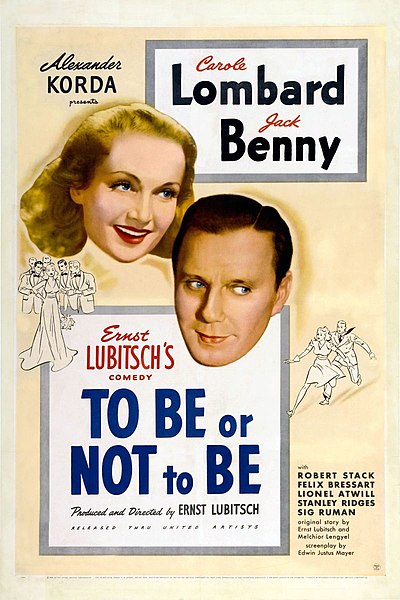 Tiedosto:To Be or Not to Be 1942 poster.jpg