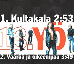 Singlen ”Kultakala” kansikuva