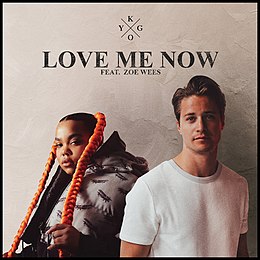 Singlen ”Love Me Now” kansikuva