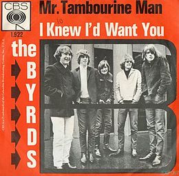 Singlen ”Mr. Tambourine Man” kansikuva