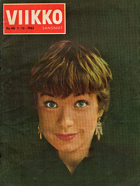 Tiedosto:Viikkosanomat 48-1961 kansi Shirley MacLaine.jpg