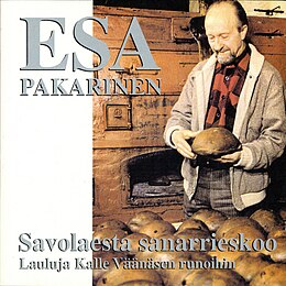 Studioalbumin Savolaesta sanarrieskoo – Lauluja Kalle Väänäsen runoihin kansikuva