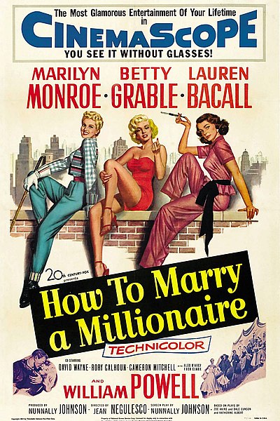 Tiedosto:How to Marry a Millionaire 1953 poster.jpg