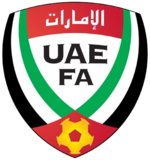 Arabiemiraattien jalkapalloliiton logo.