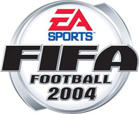 logo du jeu vidéo FIFA Football 2004.