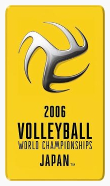 upright=0.7 alt=Description de l'image VolleyballWorldChampionship Logo 2006.jpg.
