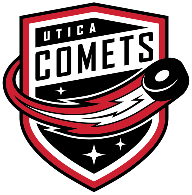 Description de l'image Logo des Comets d'Utica.png.