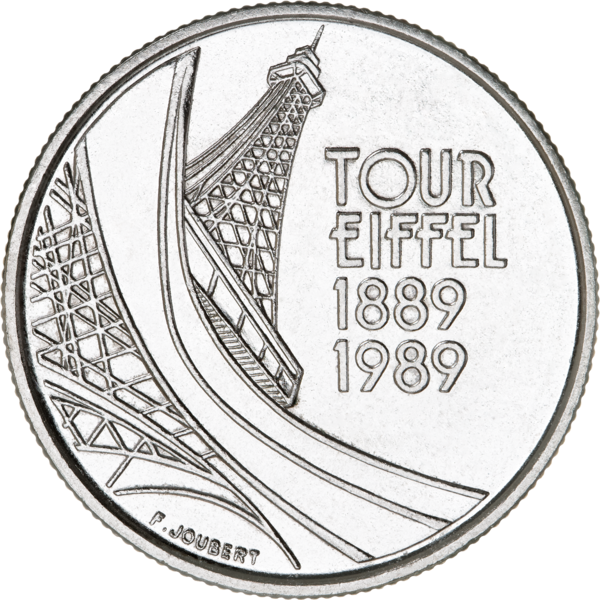Fichier:5 francs Tour Eiffel 1989 F342-2 avers.png
