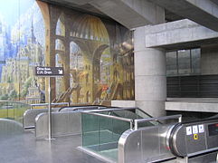 Intérieur de la station Gare Lille-Europe