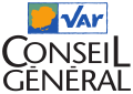 Logo du conseil général du Var jusqu'en avril 2015.