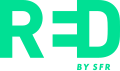 Logo de RED by SFR, la marque commerciale exploitée par Omea Telecom jusqu'en décembre 2017.