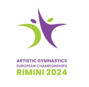 Description de l'image Logo-campionati-europei-ginnastica-Rimini2024.png.