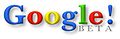 Premier Logo de Google Beta.