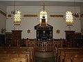 Intérieur de la synagogue ashkénaze.