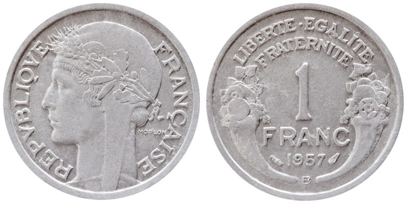 Fichier:1 franc Morlon légère 1957 B F221-20.png