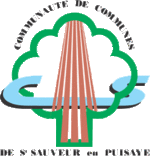 Blason de Communauté de communes de Saint-Sauveur-en-Puisaye