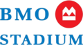 Logo du BMO Stadium depuis 2023.