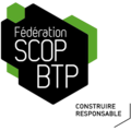 Logo de la fédération des SCOP du BTP.