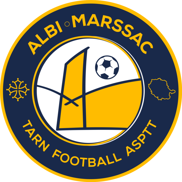 Fichier:Albi Marssac Tarn Football ASPTT Logo.png