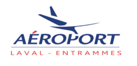 Logotype actuel de l'aéroport de Laval