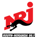 Ancien logo de NRJ Rouyn-Noranda 99,1 du 24 août 2009 au 22 août 2015.