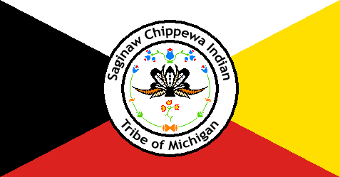 Ofbyld:Flagge fan de Saginaw Tsjippewa Yndianestamme fan Michigan.PNG