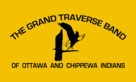 Ofbyld:Flagge fan de Grand Traverse Troep fan Ottawa & Tsjippewa Yndianen fan Michigan.PNG