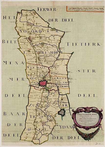 Ofbyld:J. Hilarides, 1695 (naar kaart B. Schotanus à Sterringa, 1685) - Leeuwerder deel.jpg