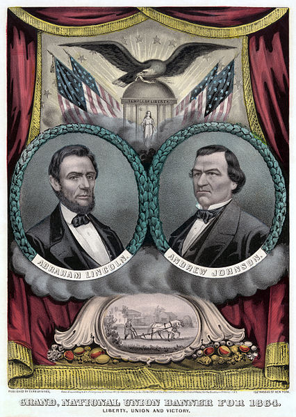 فاىل:426px-Republican presidential ticket 1864b.jpg