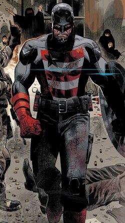 סוכן ארצות הברית, כפי שהוא מופיע בחוברת Captain America Sam Wilson #11 מספטמבר 2016, אמנות מאת דניאל אקוניי.