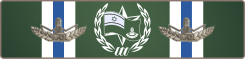 קובץ:Israel Border Police Commander Citation Vector.svg