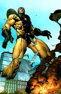 יילוג'אקט (האנק פים), כפי שהופיע בחוברת Avengers #501 מאוקטובר 2004. אמנות מאת דייוויד פינץ'