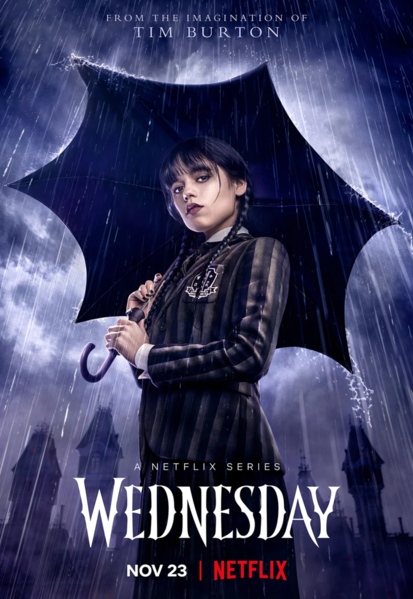 קובץ:Wednesday Netflix series poster.png