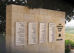 קיר הזיכרון לחללי חיל הנדסה במערכות ישראל