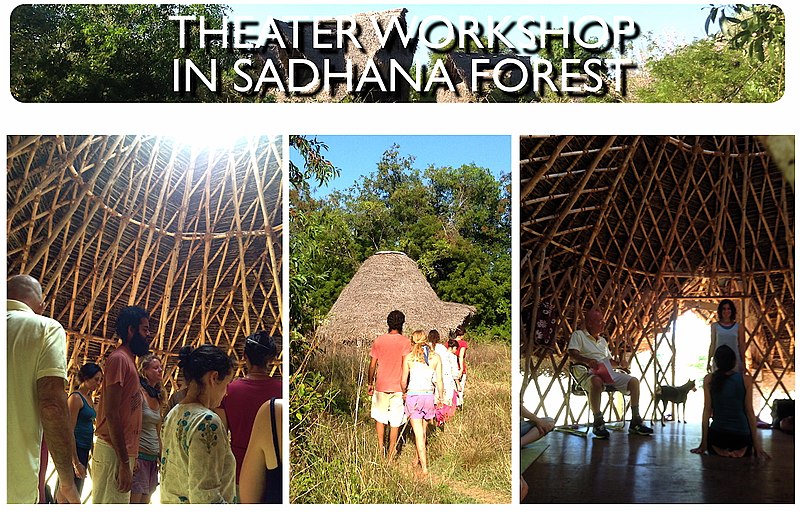 קובץ:Theatre workshop in Sadhana Forest.jpeg