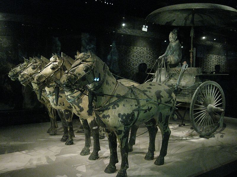 קובץ:Terracotta Army - Bronze chariot.JPG