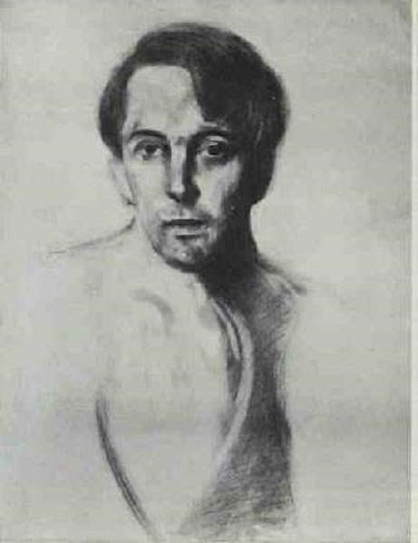 קובץ:A Portrait of W B Yeats, drawn by Gibran Kahlil Gibran on October 1st, 1911.jpg