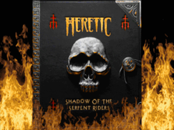 מסך הפתיחה בגרסת ההרחבה Heretic: Shadow of the Serpent Riders